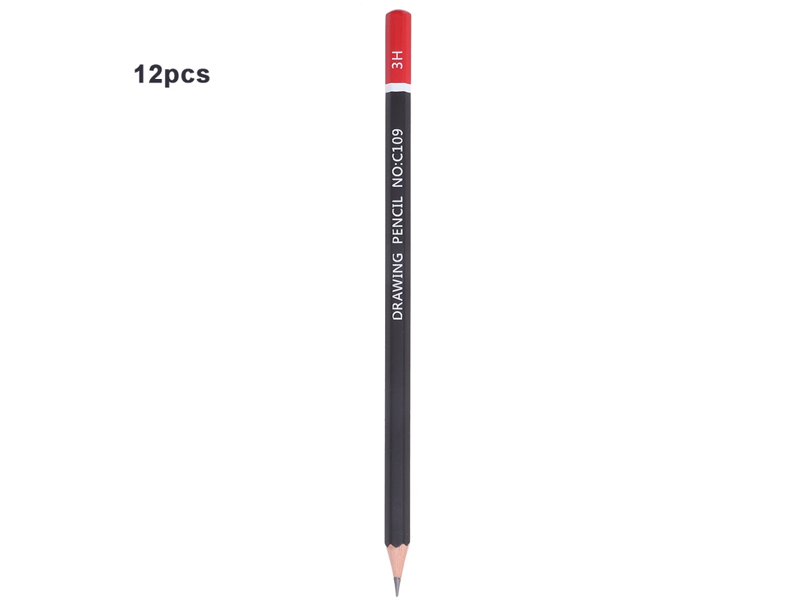 Conjunto De Lápices De Carboncillo Profesionales Para Dibujo Y Boceto 3h
