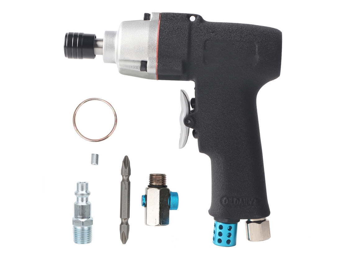 Chave de fenda pneumática multifuncional com empunhadura tipo pistola ajustável YC-305P1 (estilo americano)