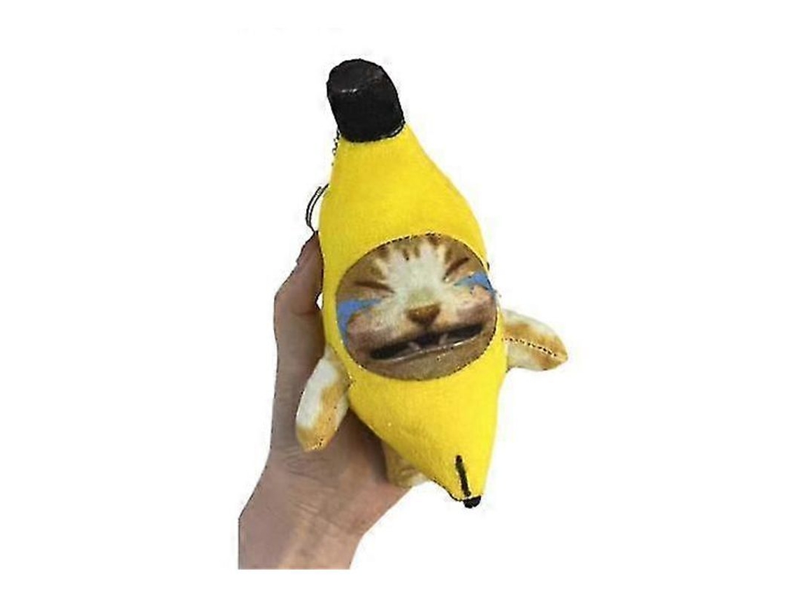 Chaveiro De Gato Banana Com Som - Adorável E Divertido Para Amantes De Gatos B
