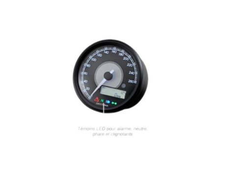 Contador Ponteiro com Contador Lcd Rev. DAYTONA Velona 260Km/H