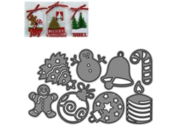 Matrizes de Corte de Aço Carbono Natal para Scrapbooking e Cartões | S/MARCA