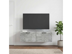 Vidaxl Gabinete De Tv De Parede Cinzento Cimento 98 X 41 X 30 Cm