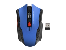 Mouse Sem Fio Óptico Ajustável 3 Níveis Dpi com Receptor Usb Design Ergonômico | S/MARCA