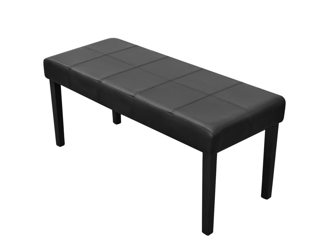 Hallway Bench, Hallway Benches Vidaxl Preto Couro Artificial (n/a)