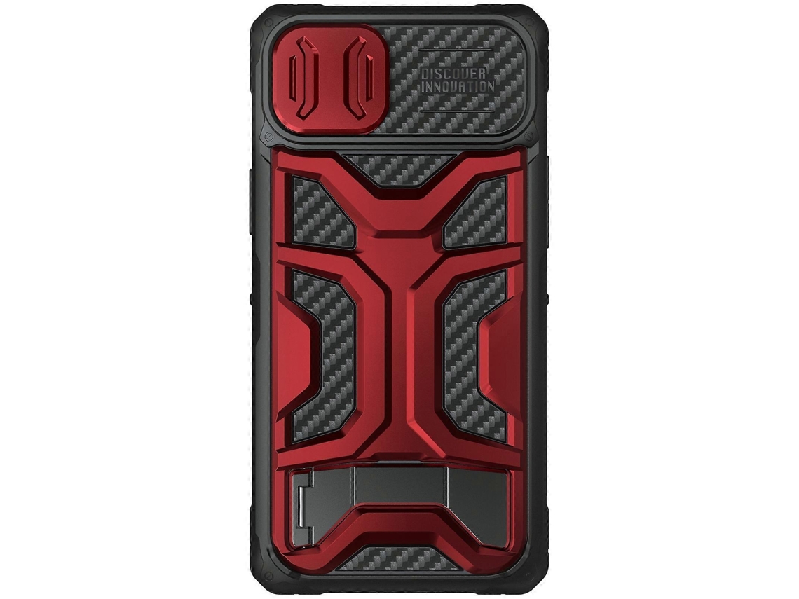 Capa Magnética Para Iphone 14 Plus Em Tpu E Pc Com Fecho Magnético, Vermelho