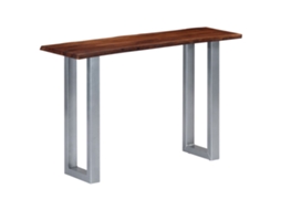 Vidaxl Mesa Consola 115x35x76 Cm Madeira De Acácia Maciça E Ferro