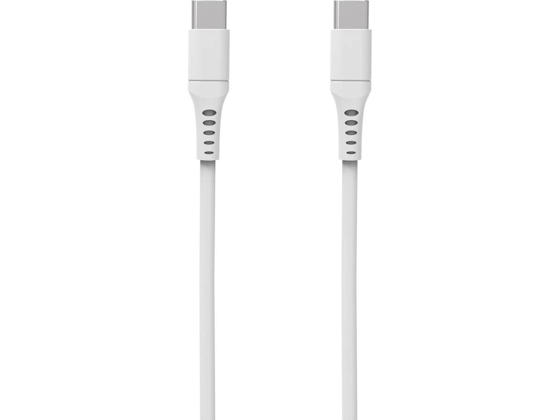 Cabo MUVIT MCUSC0009 (USB-C - 3 m - Branco)