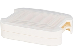 Forma De Gelo Compacta Com Tampa Segura, Design Criativo, Molde Para Sobremesas Congeladas Para Armazenamento