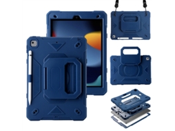 Lurelia Capa Para Ipad Air 11 2024 E 2025 (conjunto Completo), Silicone, Azul, Proteção Contra Quedas