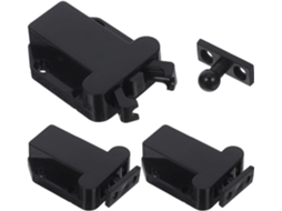 Conjunto De 3 Travas Magnéticas Invisíveis Com Retorno Automático