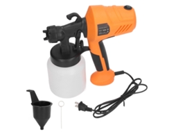 Pistola De Pintura Eléctrica Portátil Com Depósito De 800ml, Bico De 2.5mm E Fluxo Ajustável