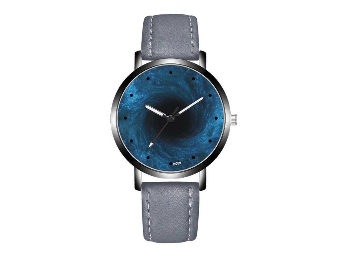 Reloj De Cuarzo Para Hombre Con Correa De Pu, Estilo Simple Y Elegante, Para Negocios (gris)