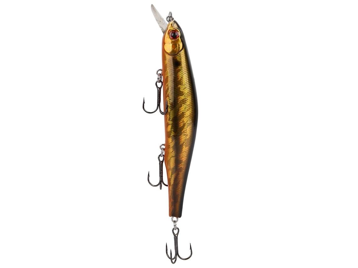 Isca de pesca artificial macia e realista de 112 mm com anzol (a)