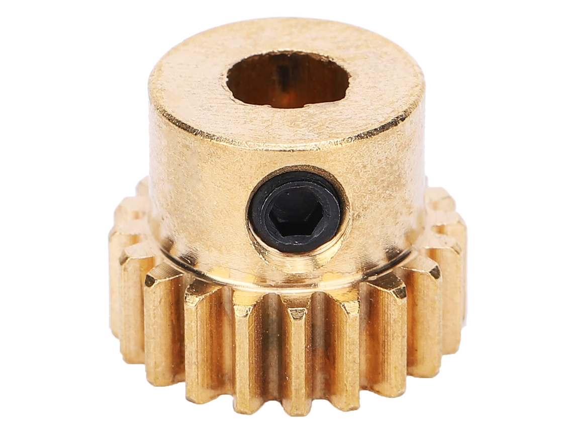 Engrenagem de latão 20 dentes 6mm para robô industrial | S/MARCA