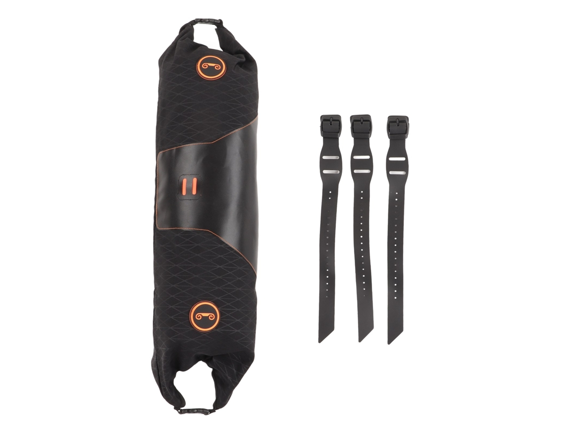 Sacola Mali para Guidão de Bicicleta, Impermeável, 2L, com Capacidade, Frontal, Desmontável