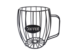 Cesto Vazado Para Guardar Cápsulas De Café, Ideal Decoração Casa Ou Hotel. Para Máquina De Café Com Design Reutilizável E Fácil Limpeza
