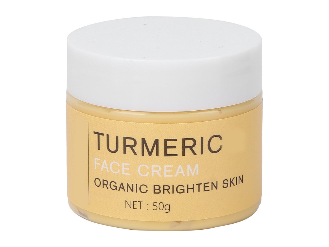 Creme Facial de Cúrcuma Hidratante, Iluminador e Reparador para a Pele 51g