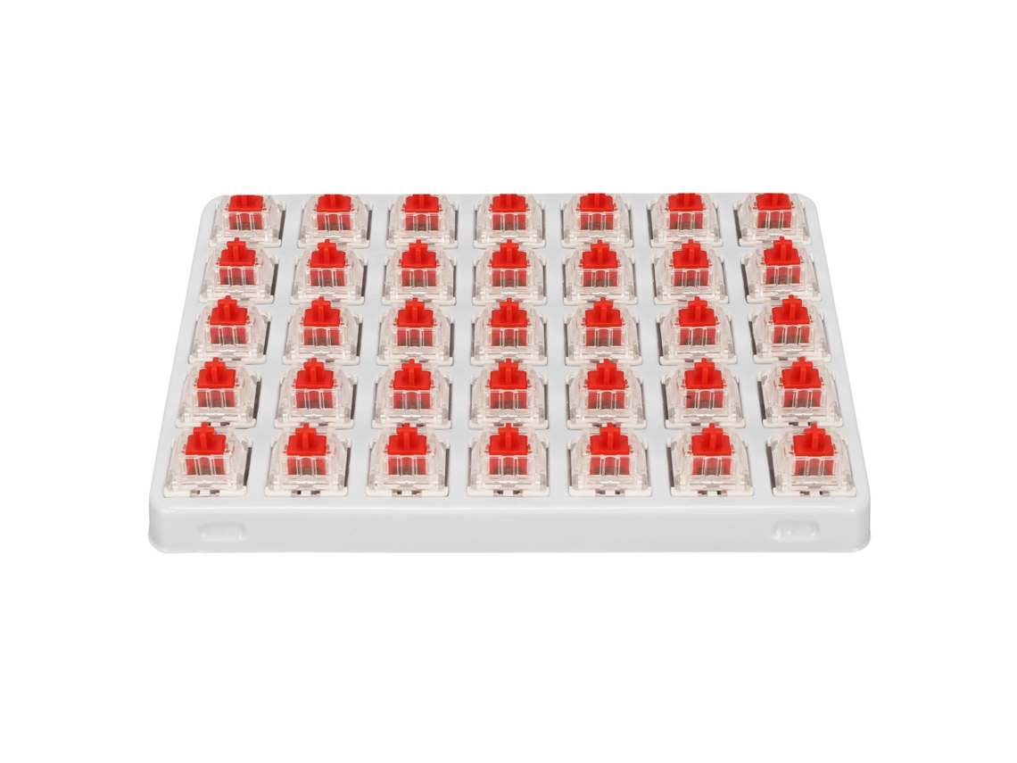Lurelia 35 Switches Smd Rgb Lineares Vermelhos De 3 Pinos Compatíveis Com Teclados Mecânicos Cherry Mx