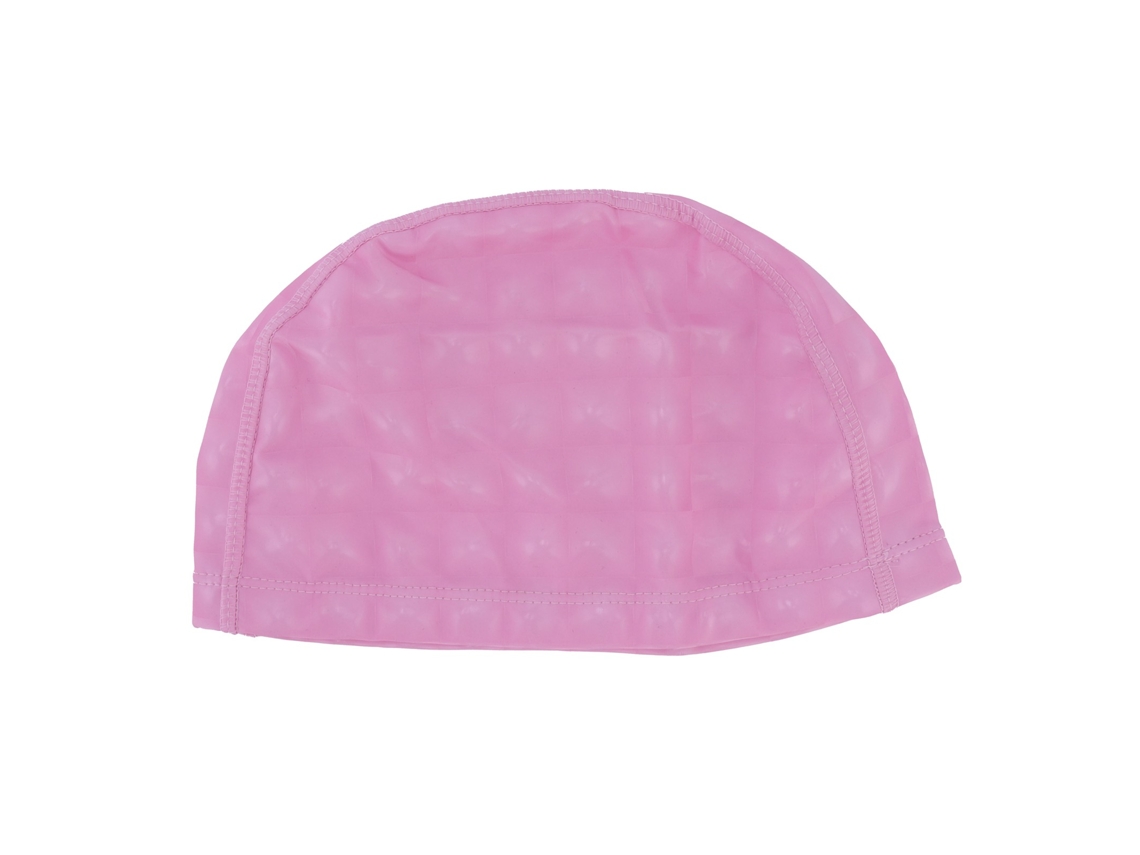 Boné de Natação Colorido Impermeável Unissex Cor Rosa Pérola
