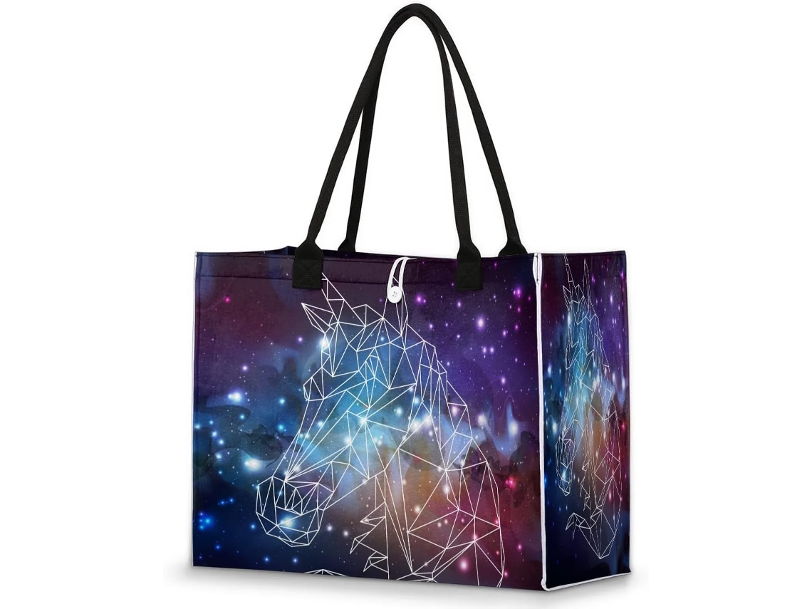 Bolsa Tropicallife Estampa de Caveira Rocknroll 42x17x33 cm