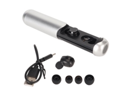 Fones de Ouvido Sem Fio Multifuncionais Ipx7 À Prova D'água com Graves Profundos, Mini Fones de Ouvido Bluetooth 5.3 CHABERLU