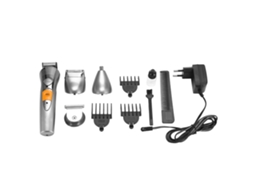 Kit De Barbear Elétrico Kemei Com Cortador De Cabelo Nariz Ouvido E Aparador Para Homens