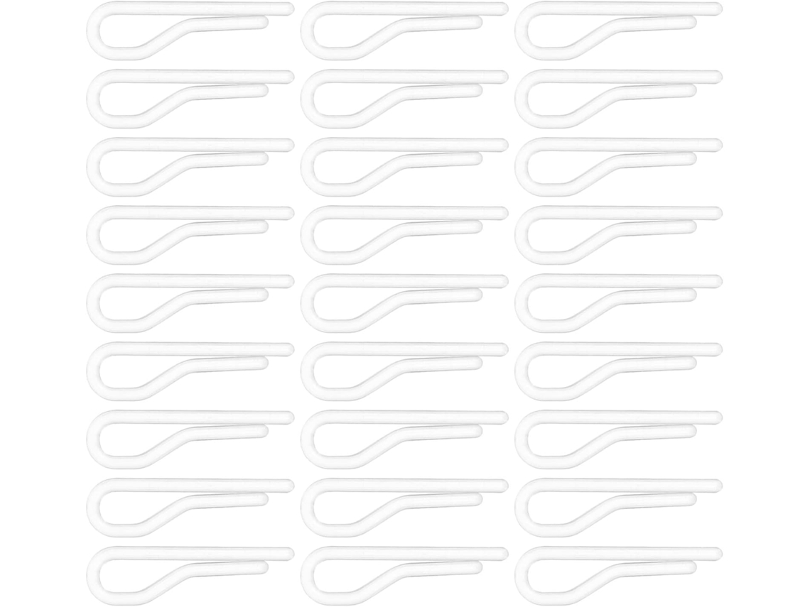 200 Prendedores de Roupa Transparentes Plástico, Resistentes Ao Desgaste, Versáteis para Camisas, CHABERLU