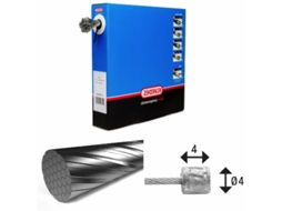 Cabo de transmissão 1x19 fios de aço inoxidável ø1,1mm com cabeça n ø4,5x4,5 ELVEDES