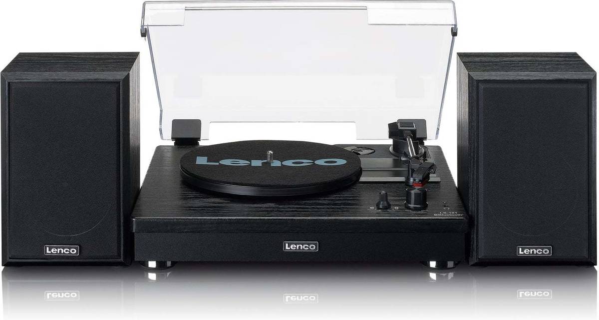 Gira-Discos LENCO LS 101 (Manual - Correia - Velocidades: 33 1/3 - 45 - 78)