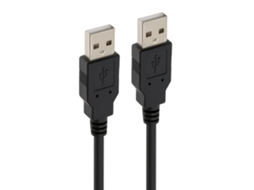 Cabo De Extensão Usb Macho Para Macho 3m Sanda Sd 8105 Preto