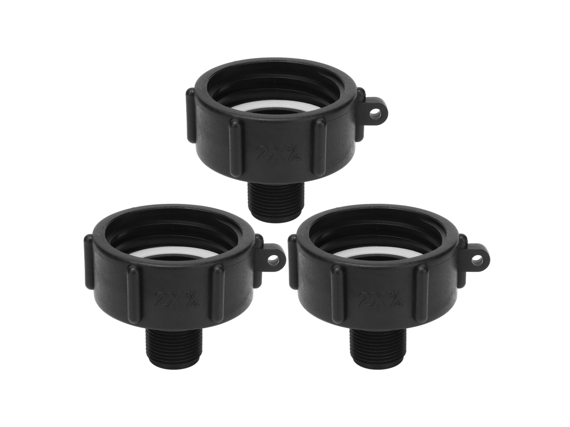 KOFIHETY Adaptador De Drenagem De Grau Alimentício Para Conexões De Contêiner Ibc, Adaptador Macho Para Mangueira De Água Com Junta Integrada, Conexão À Prova