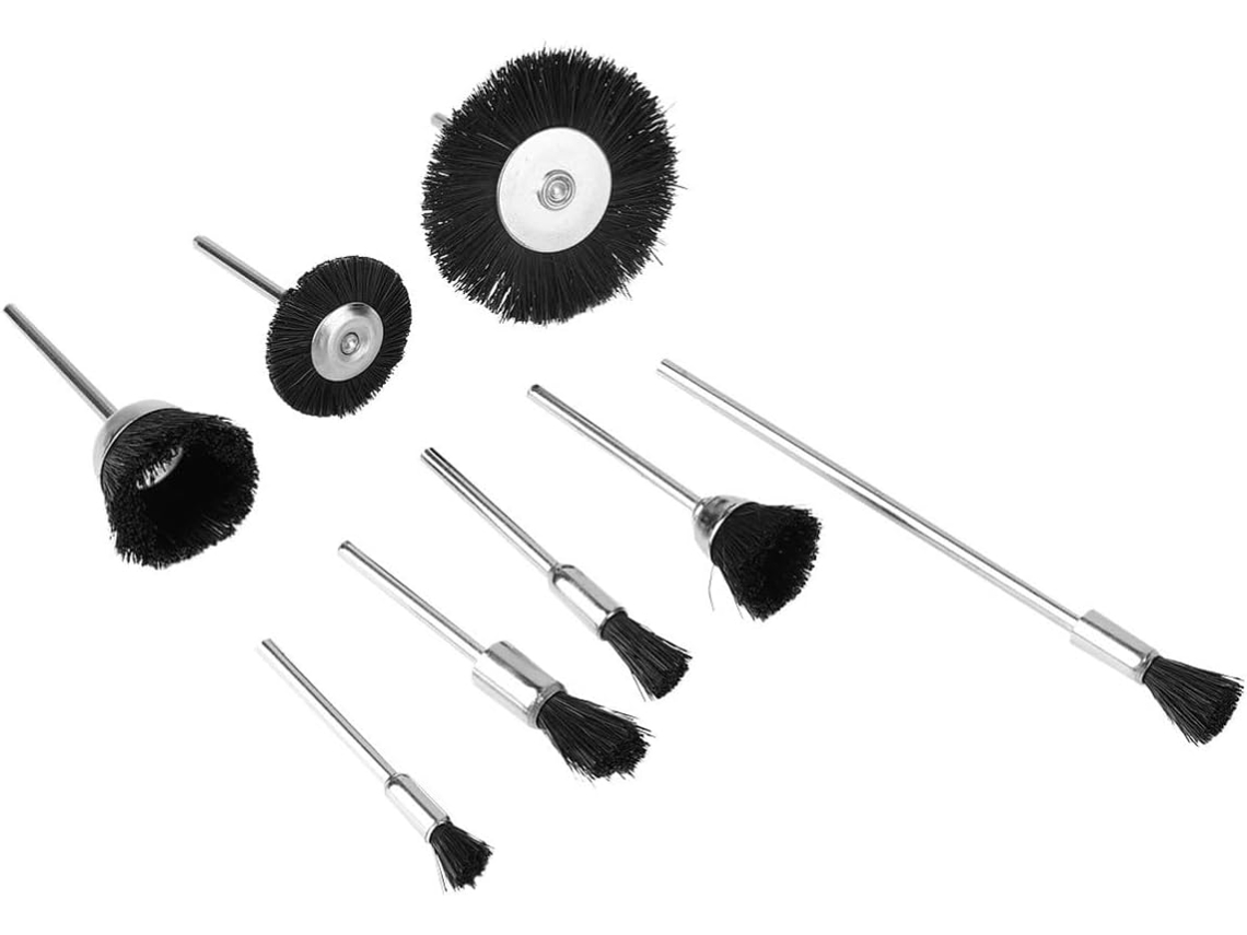 Conjunto De 8 Escovas Cerdas Lifkome Para Polimento E Limpeza Precisa, Acessórios Duráveis Para Joias E Superfícies