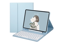 Lurelia Capa Com Teclado Bluetooth Para Samsung Tab S8 Plus 12.4 Com Teclado Bluetooth