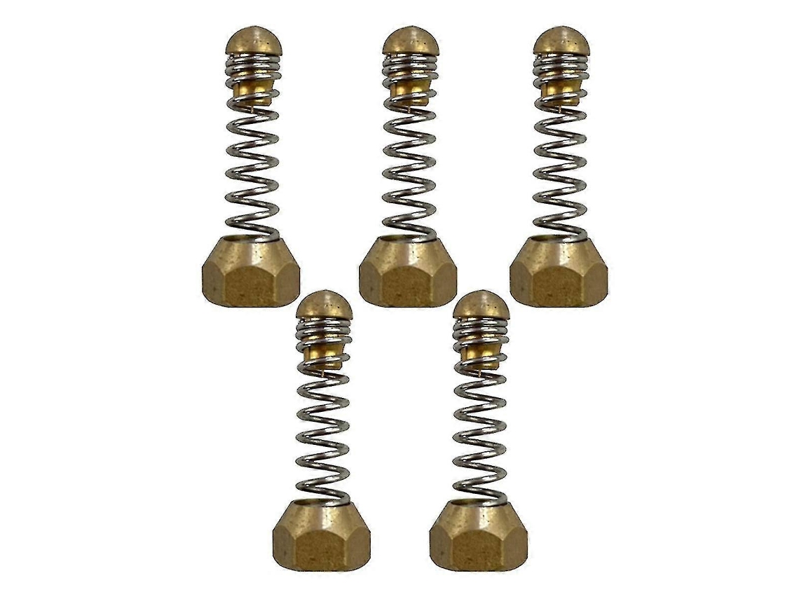 5pcs Bocas De Tubo Lava Pressão Rosca Interna 1/8 Ejetores Mola Vibração Limpeza