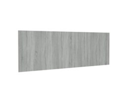 Cabeceira Cama Derivados Madeira Cinzento Sonoma MAISON EXCLUSIVE 240x1,5x80 cm