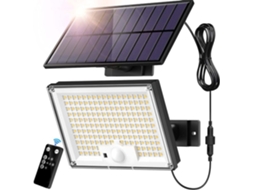 Luminária Solar Girassol 2 Unidades, Impermeável, Decoração De Jardim