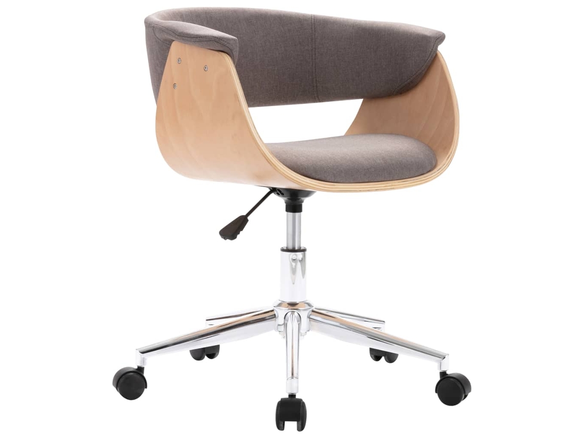 Dining Chair, Dining Chairs Vidaxl Cinzento-acastanhado Tecido (n/a)