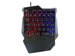 Teclado Numérico G7 Para Uma Mão, Usb, 37 Teclas, Teclado Mecânico Com Retroiluminação Colorida Conveniente Everley891