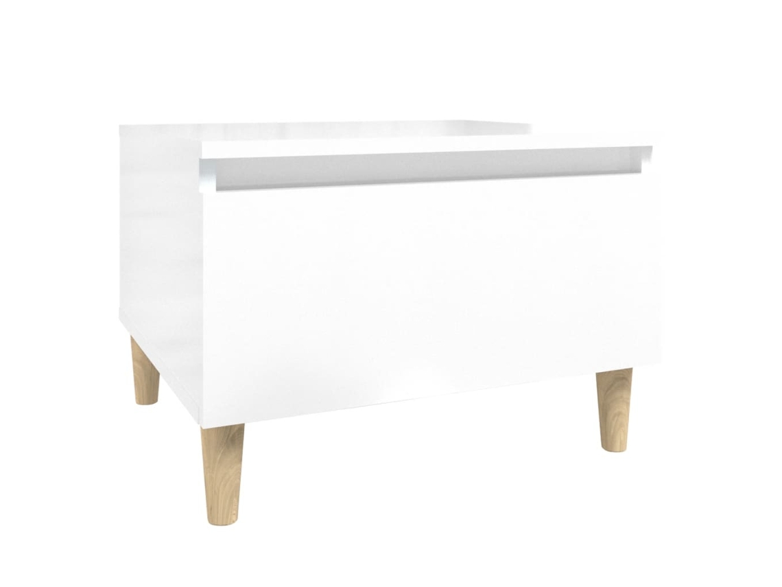 Side Table, Side Tables Vidaxl Branco Madeira Processada (n/a)