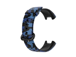 Bracelete de Smartwatch para Xiaomi Mi Watch Lite / Redmi Watch Pulseira de substituição com impressão de silicone (azul camuflado)