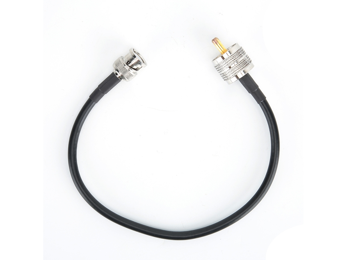 Cabo Mali Bnc Macho para UHF Pl259 50 Ohm 30cm
