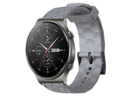 Pulseira De Silicone De Cor Sólida Com Estampa De Futebol Para Huawei Gt2 Pro 22mm