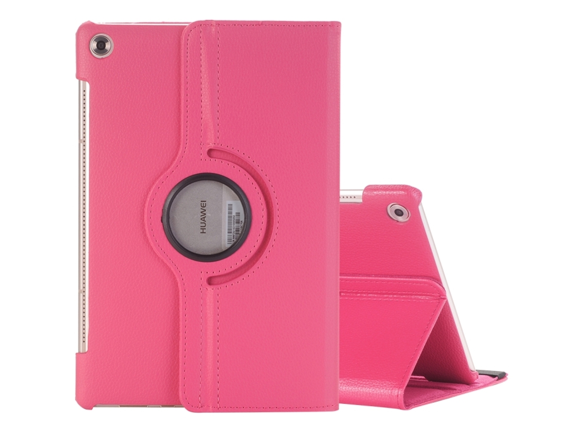 Capa‑flip Horizontal Pu Textura Lichia Halinuia, Suporte Rotativo E Função Sono‑ativação Para Huawei Mediapad M5 10,8 Polegadas