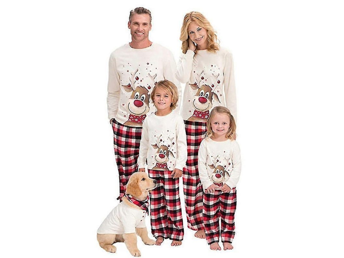 2026 conjunto de Pijamas de Natal para Homens, Mulheres e Crianças