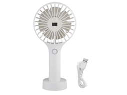 Laxiscreed Ventilador Portátil Mini Silencioso E Recarregável Por Usb, Com Indicador De Nível De Bateria