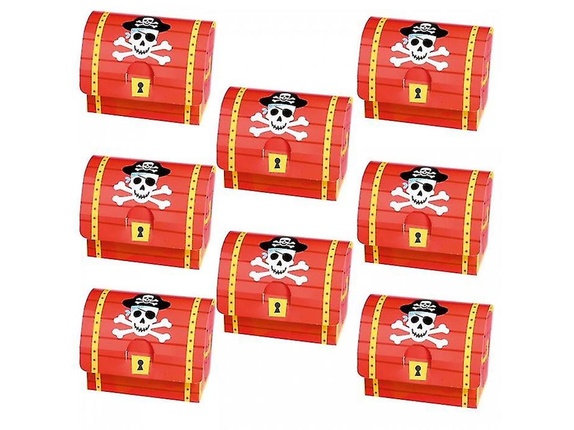 Caixas De Presente Piratas Da Amscan Hengjian (pacote Com 8)