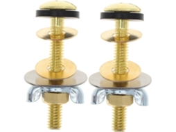 Conjunto De 2 Parafusos De Fixação Para Assento Sanitário Em Aço Inoxidável E Cobre - Duráveis E Fáceis De Instalar.