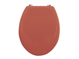 Assento Sanitário Wellhome, Com Dobradiças Em Aço Inoxidável Terracota.