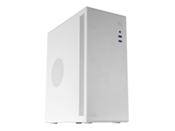 Caixa Minitorre Slim Microatx Tacens Orumx Branco Ultra Compacta Estrutura Aço Ventilador Traseiro 80Mm