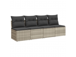 Garden Sofa, Garden Sofas Vidaxl Cinzeto Rattan / Vime (n/a)